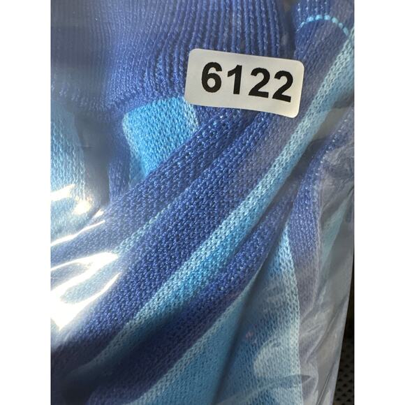 Simon Miller Jabber Pants High Rise Flat Front Wide Leg Trousers Blue Stripe M - Picture 10 of 10